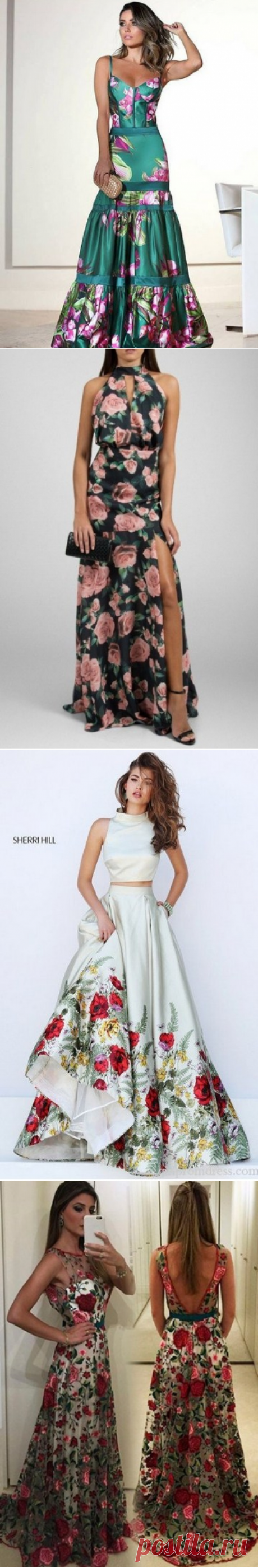Длинные платья с принтом: 25 элегантных идей…(Шитье и крой) — Журнал Вдохновение Рукодельницы
