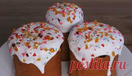 Готовимся к Пасхе! Глазурь для куличей, которая не липнет и не крошится