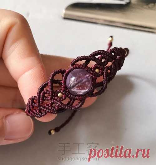 Фиолетовый браслет