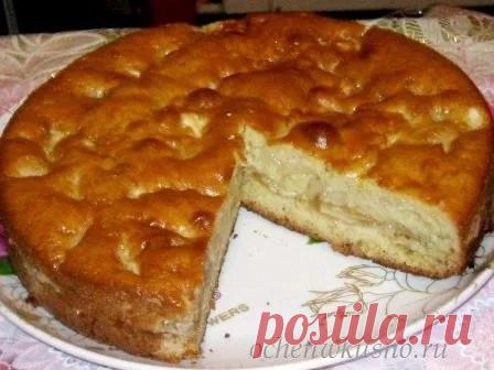 Очень интересный, простой и вкусный рецепт пирога, в котором фруктовая прос...