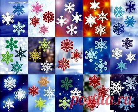 Трафареты красивых снежинок к НГ. Очень много трафаретов!!!! - Поделки с детьми | Деткиподелки