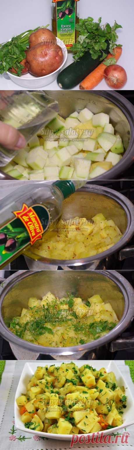 Диетическое овощное рагу с кабачками. Рецепт с пошаговыми фото