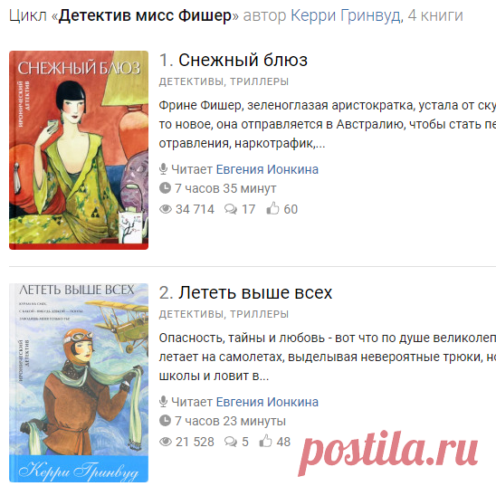 Цикл Детектив мисс Фишер - слушать онлайн