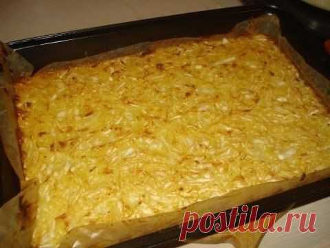 "Лохматый" капустный пирог