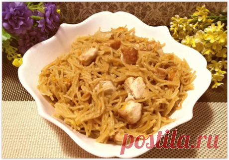 Свекровь снова удивила - показала как готовит вкусный "Плов" из вермишели "Паутинка" всего за 20 минут