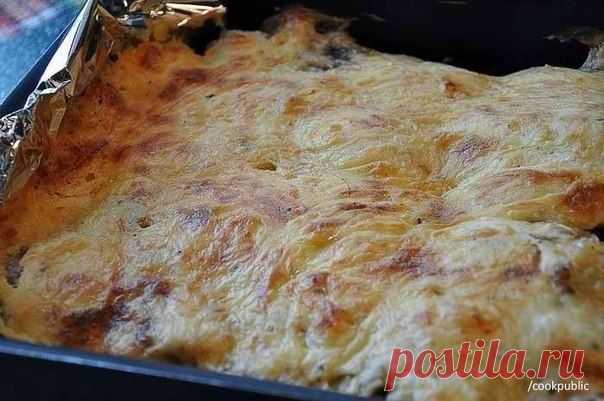 Мясо по-французски.
