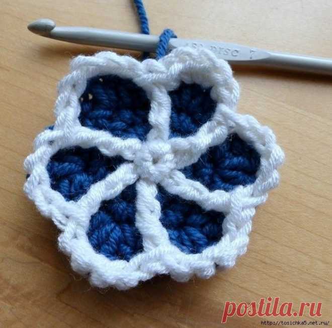 Интересный мотив крючком — DIYIdeas