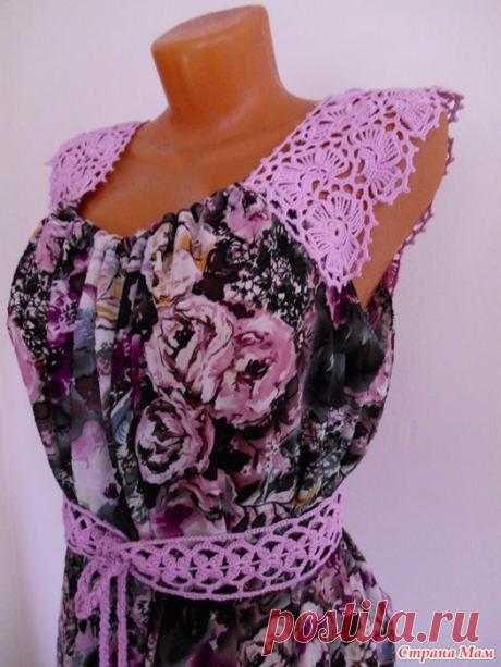 Комбинируем ткань и вязание. - Страна Мам