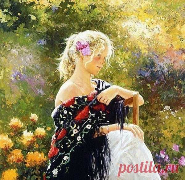Женский образ|Художник Jose Miguel Roman Frances
