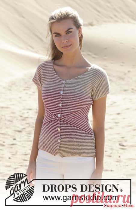 Кофточка Cross my heart - Вязание спицами - Страна Мам