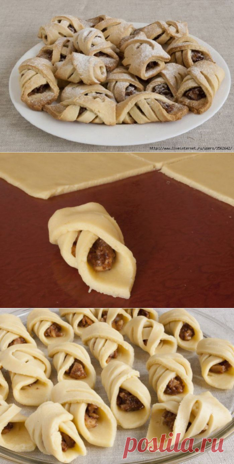 Рецепт печенья с яблоками и орехами: пальчики оближешь!