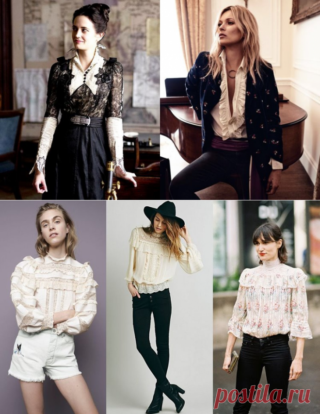 ВИКТОРИАНСКИЕ БЛУЗКИ 2017: ГОТИЧЕСКИЙ ШИК И ВИНТАЖНАЯ РОМАНТИКА