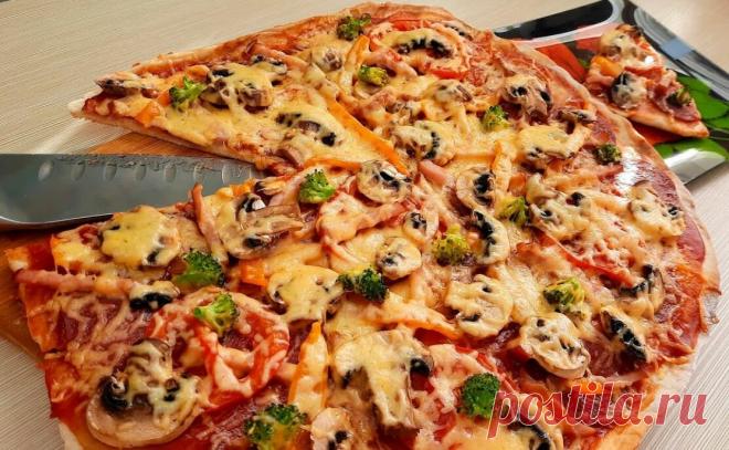 Чтобы тесто хрустело: рецепт для итальянской пиццы | Кулинарные записки обо всём | Яндекс Дзен