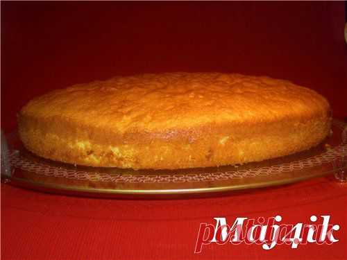 Бисквит, который получается всегда - кулинарный рецепт