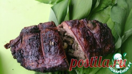 &quot;Мясные кармашки&quot; на углях - кулинарный рецепт