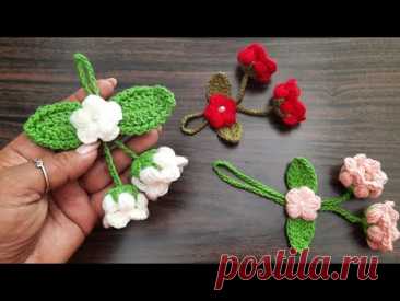 🌷Campanitas decorativas a crochet #florcrochet #normaysustejidos