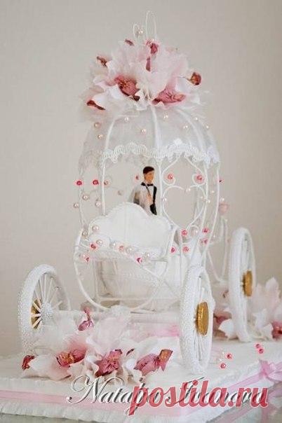 Свадебная карета из конфет от Натальи Ивановой. Фото мастер-класс - Свадьба