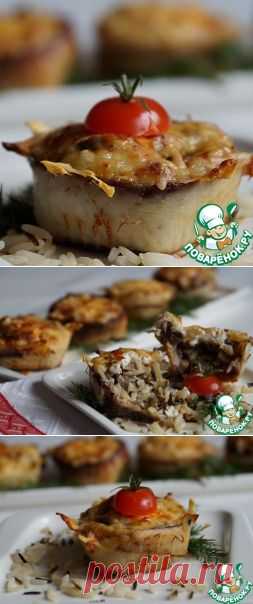 Горячая закуска из рыбы с рисом - кулинарный рецепт