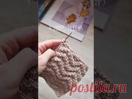 Стильная ёлочка спицами❤️🧶knitting pattern.