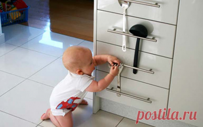 Интересные варианты блокировки ящиков от детей — Сделай сам, идеи для творчества - DIY Ideas