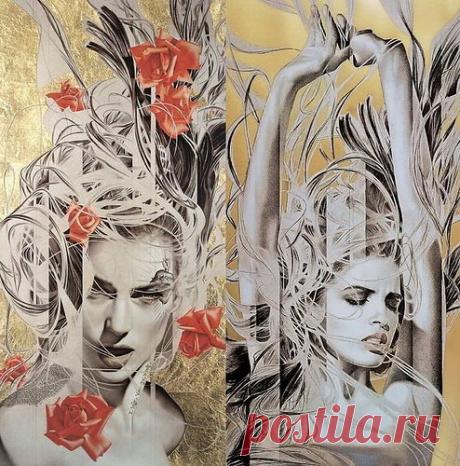 Не для земли ты создана... Художник Мануэль Нуньес / Manuel Nunez (р.1956).