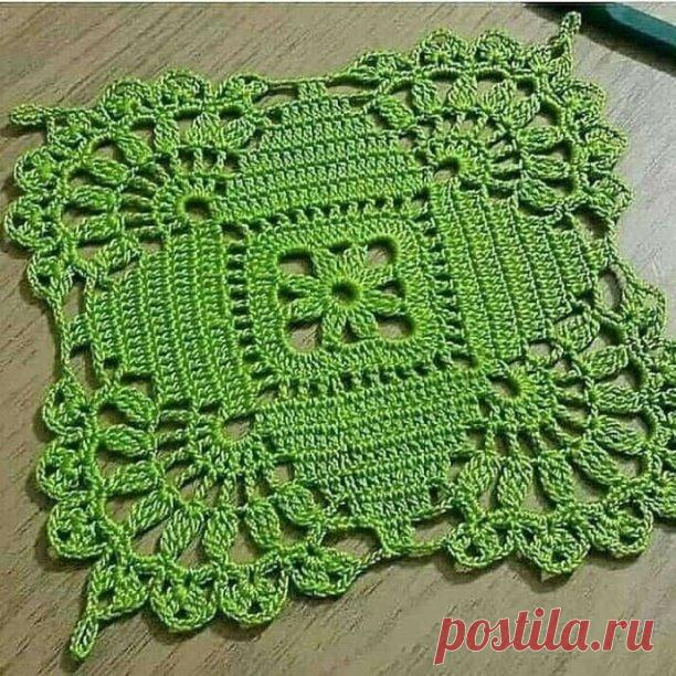 Красивый мотив крючком