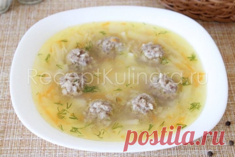 Суп с фрикадельками картошкой и вермишелью — пошаговый рецепт с фото