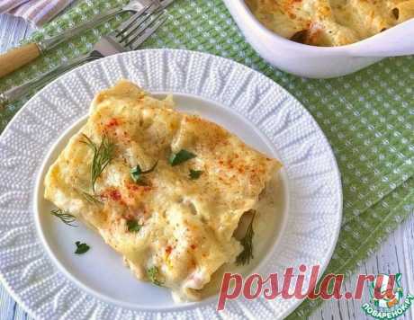 Каннеллони с грибами под сырным соусом – кулинарный рецепт