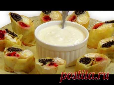 Блинчики с начинкой "Трио"