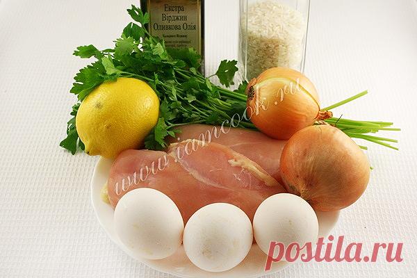 Лимонный суп «Авголемоно», пошаговый рецепт с фото.