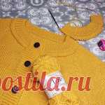 Имитация пришивной горловины, ложная кеттлёвка с цельновязаной планкой. МК.