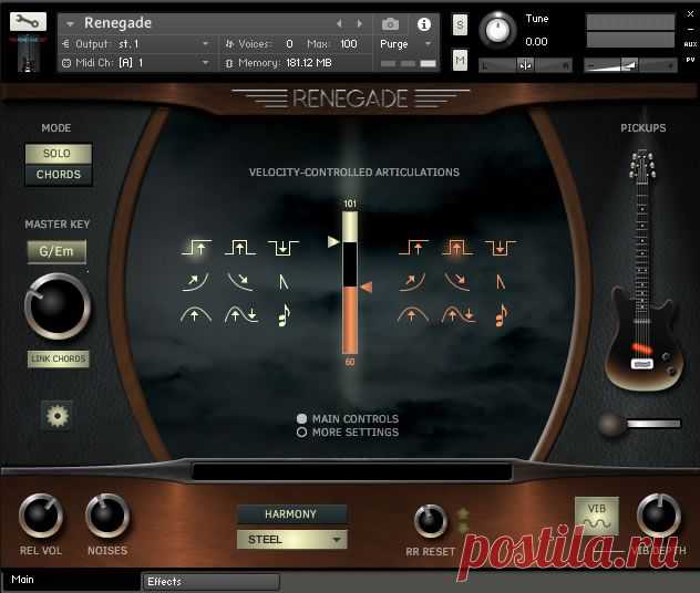 Indiginus Renegade Electric Guitar KONTAKT  | 2.01 GB

Indiginus Renegade is based on the legendary Telecaster, and includes features like hammer-ons, slides, trills, bends, automatic harmony, chords, and a full featured effects and amplifier setup. Requires Kontakt 5.5 full boxed version.