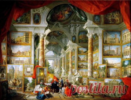 Giovanni Paolo Panini (Italian, 1691 – 1765) - Gallerie mit Bildern vom Modernen Rom