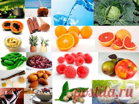 20 продуктов, сжигающих жиры и регулирующих обмен веществ