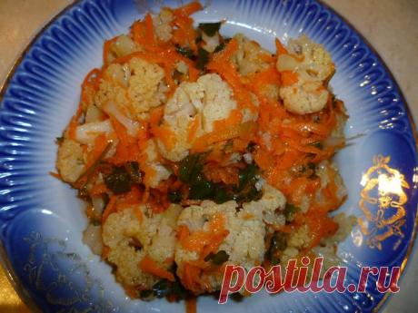 Рецепты_Закуска_Соленья_Цветная капуста по-корейски