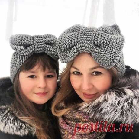 Повязка бант солоха family look