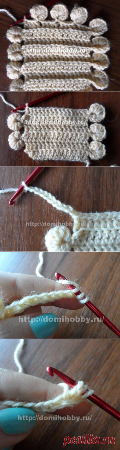 Вязание крючком с фестонами