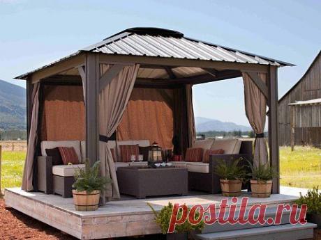 Купить беседку из дерева, цена готовых деревянных беседок в Москве