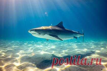 Акула укусила опустившего в воду ногу мужчину