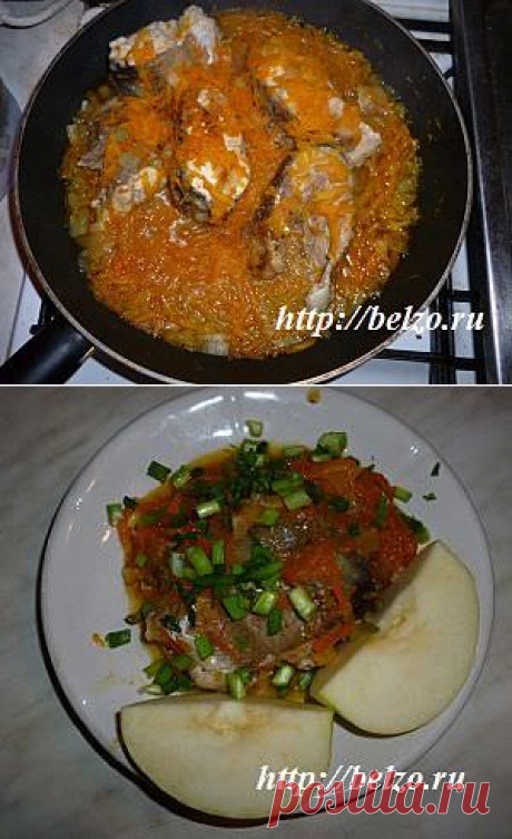 Простой рецепт тушеной рыбы с овощами | Развиваем детей сами