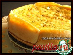 Капустный пирог в лепешке - кулинарный рецепт
