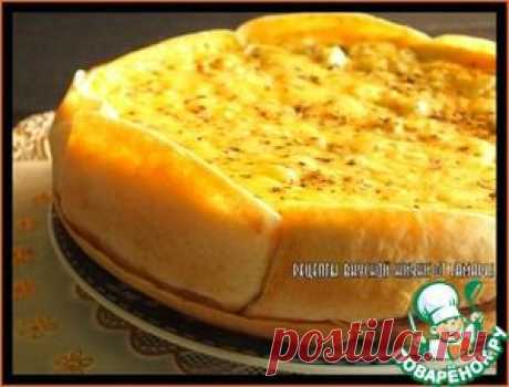 Капустный пирог в лепешке - кулинарный рецепт
