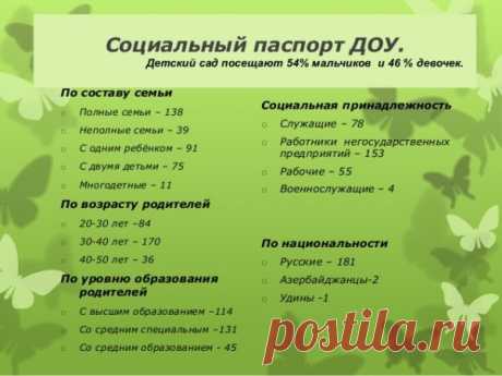 Паспорт группы в детском саду по ФГОС: образец, вариант для старшей, средней, подготовительной, младшей группы