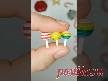 Делаем милые чупики ❤️ Chupa chups #diy #art #polymerclay #shotrs