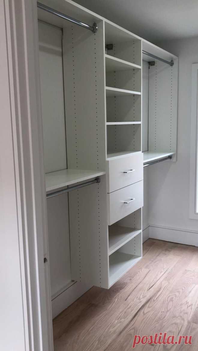 All you need: drawers, shelves, double and long hanging.