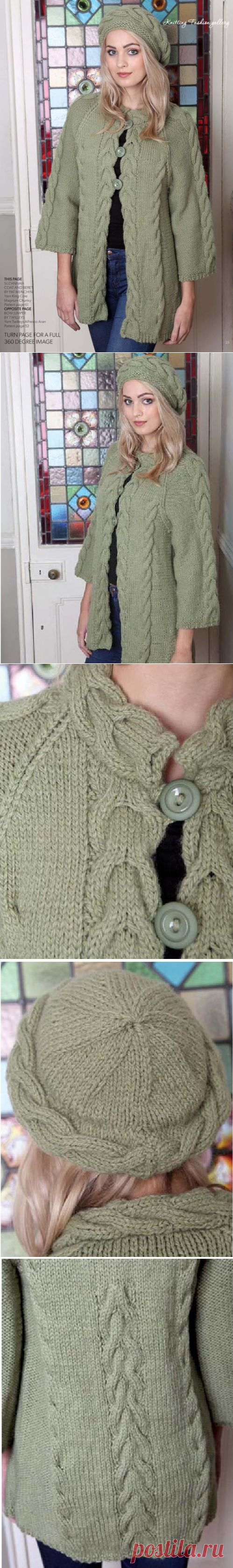 Вязание пальто SUZANNAH