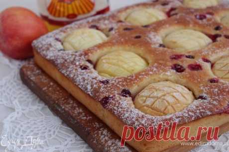 Манный пирог с яблоками. Ингредиенты: яблоки, сливочное масло, миндальная мука | Официальный сайт кулинарных рецептов Юлии Высоцкой