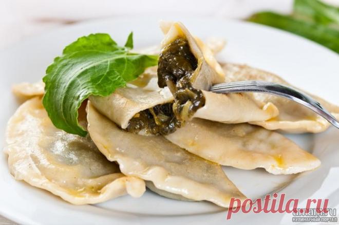 Вареники со щавелем