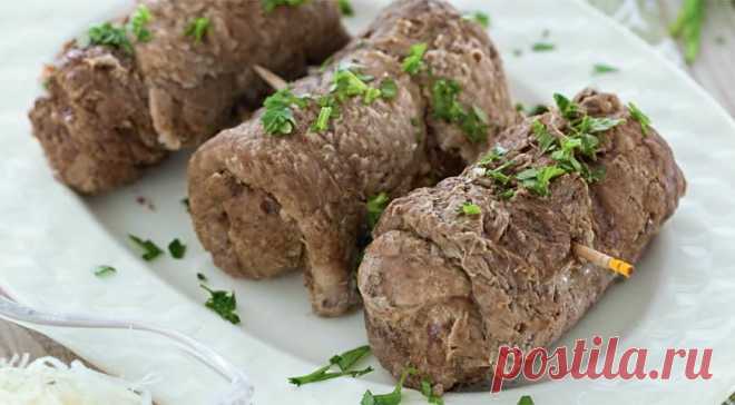 "Конвертики" из говядины с зеленью. Пошаговый рецепт с фото на Gastronom.ru