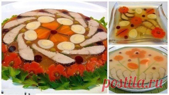 ЗАЛИВНОЕ ИЗ РЫБЫ. ТРИ ОТЛИЧНЫХ СКАЗОЧНО КРАСИВЫХ И ВКУСНЫХ ВАРИАНТА! ВЕЛИКОЛЕПНОЕ УКРАШЕНИЕ ПРАЗДНИЧНОГО СТОЛА! Подробный рецепт смотрим здесь: http://goo.gl/FFbZeB